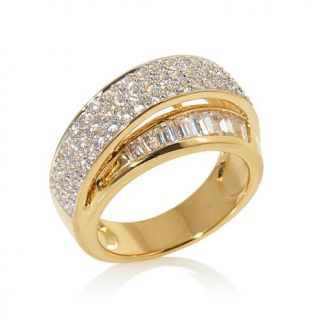 Victoria Wieck 1.64ct Absolute™ Channel Set Baguette and Pavé Over