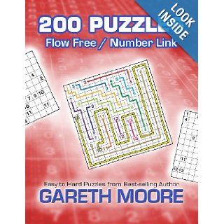 Flow Free / Number Link 200 Puzzles Gareth Moore 9781484148228 Books