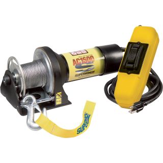 Superwinch 110V AC Utility Winch — 1500lb. Capacity, Model# AC1500  AC Powered Winches