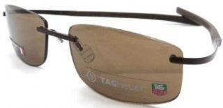 Tag Heuer Spring Sunglasses Th 0383 202 57x17 Chocolate Frame / Brown Lens Clothing