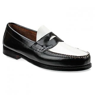 Bass Logan  Men's   Black/White Brush Leather