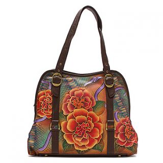 Anuschka Wide Entry Large Tote  Women's   Python Bloom