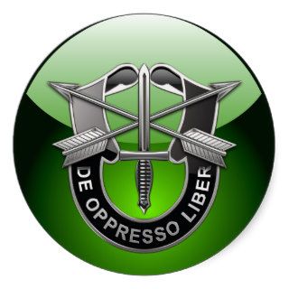 [500] Special Forces (SF) DUI Round Sticker