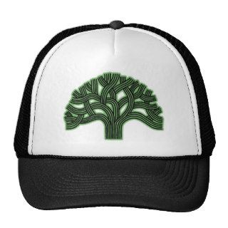 Oakland Tree Green Haze Mesh Hat