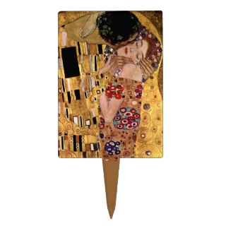Gustav Klimt The Kiss (Detail) Cake Picks
