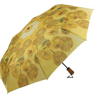 Galleria Van Gogh Sunflower Folding Umbrella