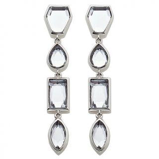 Isharya 925 Quartz Crystal Geometric Drop Earrings