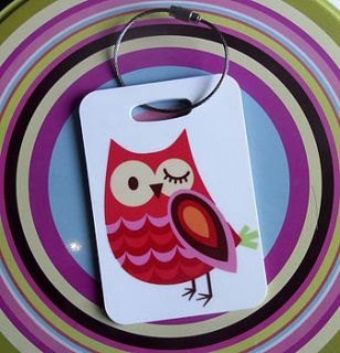 a little bird told me personalised luggage tags by that lovely shop