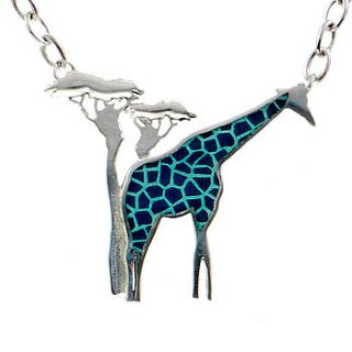 giraffe chain necklace by very beryl