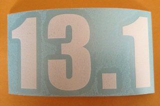 13.1 WINDOW CLING (White Numbers) Automotive