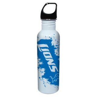 NFL Detroit Lions Water Bottle   White (26 oz.)