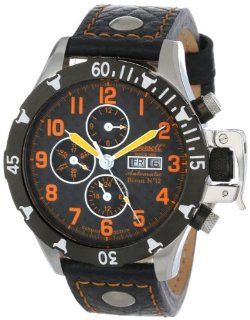 Ingersoll Men's IN2803BOR Bison Number 12 Automatic Orange Accent Watch Watches