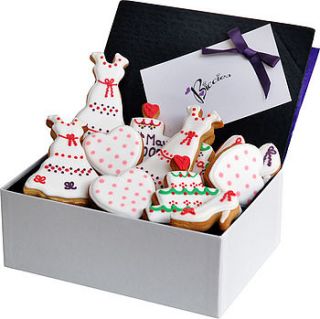 wedding gift biscuit box by biccies