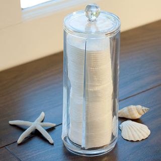 acrylic cotton pad dispenser by jodie byrne