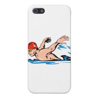 swimmer swimming freestyle butterfly stroke cases for iPhone 5