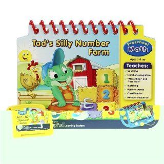 My First LeapPad Pre Math   "Tad's Silly Number Farm" Interactive Book and Cartridge Toys & Games