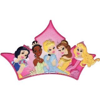 Disney Princess Iron On Applique Princess Group 5"X3" 1/Pkg