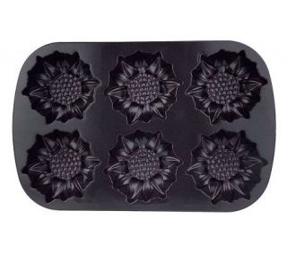 Nordic Ware Cast Aluminum Nonstick Mini Sunflower Cake Pan —