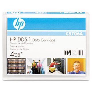 HP   DDS 1   2 GB / 4 GB   storage media DAT 2/4GB DATA CART DDS1 DAT4 1PK Manufacturer Part Number C5706A