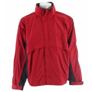 Stormtech Trident Microflex Rainshell Jacket Red/Granite