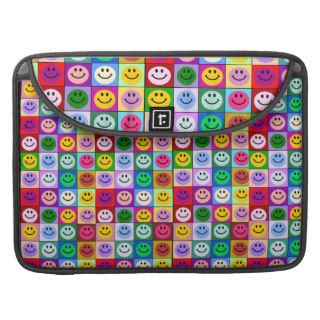 Multicolor Smileys Tiled Pattern Macbook Pro cover Sleeve For MacBook Pro