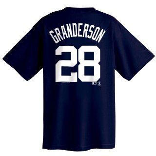 Curtis Granderson Detroit Tigers Youth Name and Number T Shirt (Small)  Baseball And Softball Uniforms  Sports & Outdoors