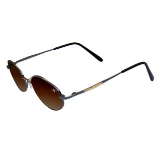 Xezo Unisex 'Mustang 100' Titanium Oval Sunglasses Xezo Fashion Sunglasses