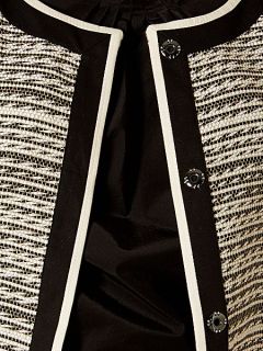 MaxMara Boucle striped jacket Ivory
