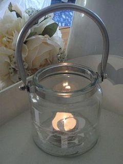 love glass tea light holder by the hiding place