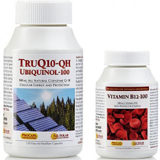Andrew Lessman TruQ10 QH 100 with Vitamin B12 100   120 & 120 Capsules