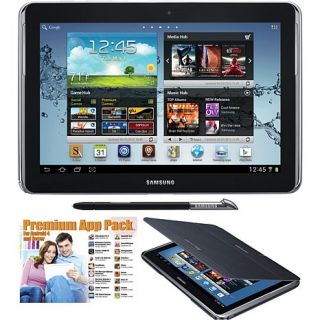 Samsung Galaxy Note 10.1" Android 4.0 Quad Core 32GB Tablet with Book Cover and