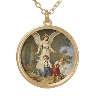 Guardian Angel with Little Children Jewelry