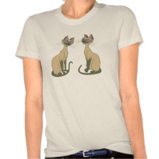 Lady and the Tramp's Si and Am Disney T Shirts