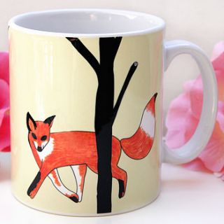 curious fox mug by superfumi