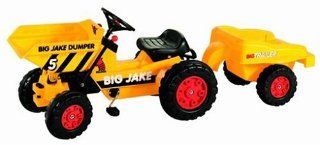 BIG 56520   Jake Dumper mit Anhnger, gelb Spielzeug