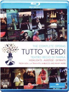 Tutto Verdi Highlights [Blu ray] Orchestra e Coro del Teatro Regio di Parma, Pier Luigi Pizzi, Pier Alli, Daniele Abbado DVD & Blu ray