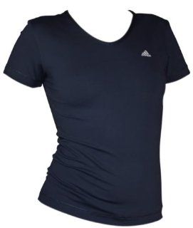 Adidas Damen Fitness Yoga Gymnastik Top T Shirt Dunkelblau Gr. 44 Sport & Freizeit