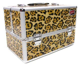 Beautify   Grosser Professioneller Afrikanischer Leoparden Aufdruck Aluminium Beauty Kosmetik & Make Up Koffer Parfümerie & Kosmetik
