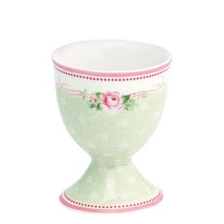 handfinished amelie rose egg cup by the country cottage shop