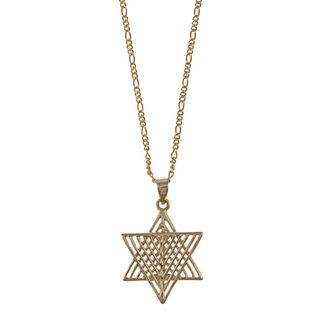 14K Gold Star Of David Necklace Gold Necklaces