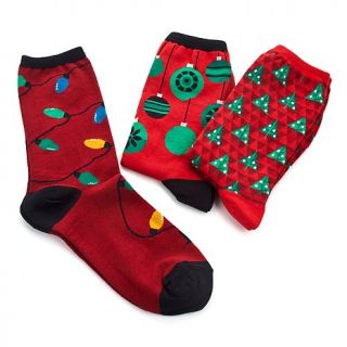 Hot Sox 3 pack Novelty Trouser Socks   Christmas