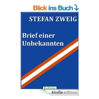 Brief einer Unbekannten Novelle eBook Stefan Zweig Kindle Shop