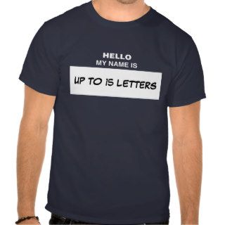HELLO MY NAME ISYOU FILL IT IN T SHIRTS
