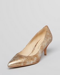 Kenneth Cole New York Pointed Toe Pumps   Mirror Kitten Heel's