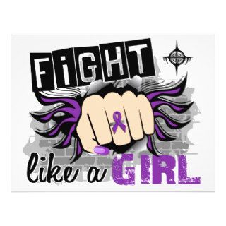 Fight Like A Girl Epilepsy 27.8 Personalized Flyer