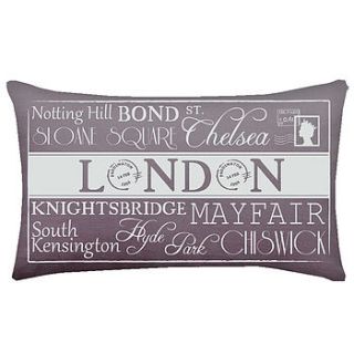 london postcard cushion by acacia design