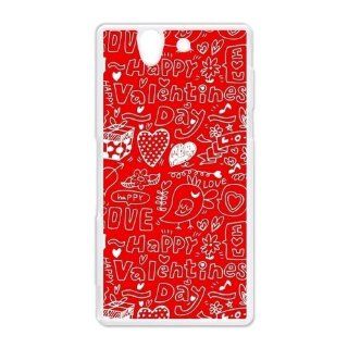 Love Sayings Happy Valentines Day Sony Xperia Z Case Cell Phones & Accessories