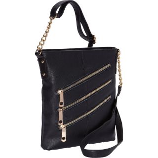 R & R Collections 3 Front Zip Crossbody