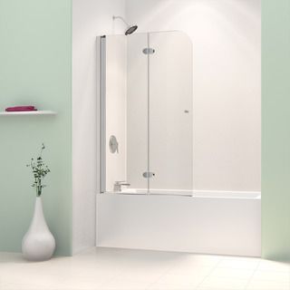 DreamLine EZ fold 36 inch Frameless Hinged Tub Door DreamLine Shower Doors