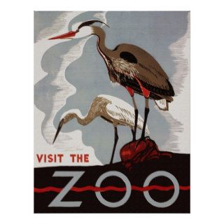 Visit the Zoo Poster